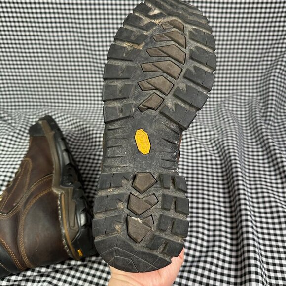 Irish Setter Work Boots Womens 10 Steel Toe Brown Heavy Waterproof Leather 83200 - Picture 6 of 7